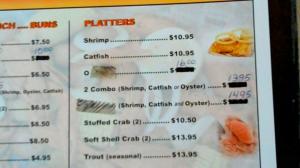 The Oyster Platter is currently unavailable